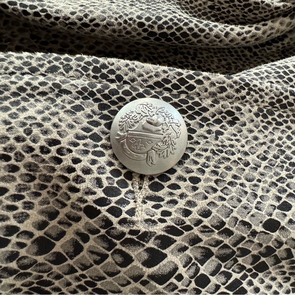 NWT INC International Concepts Snake Skin Belted Coat 3X - Picture 5 of 5